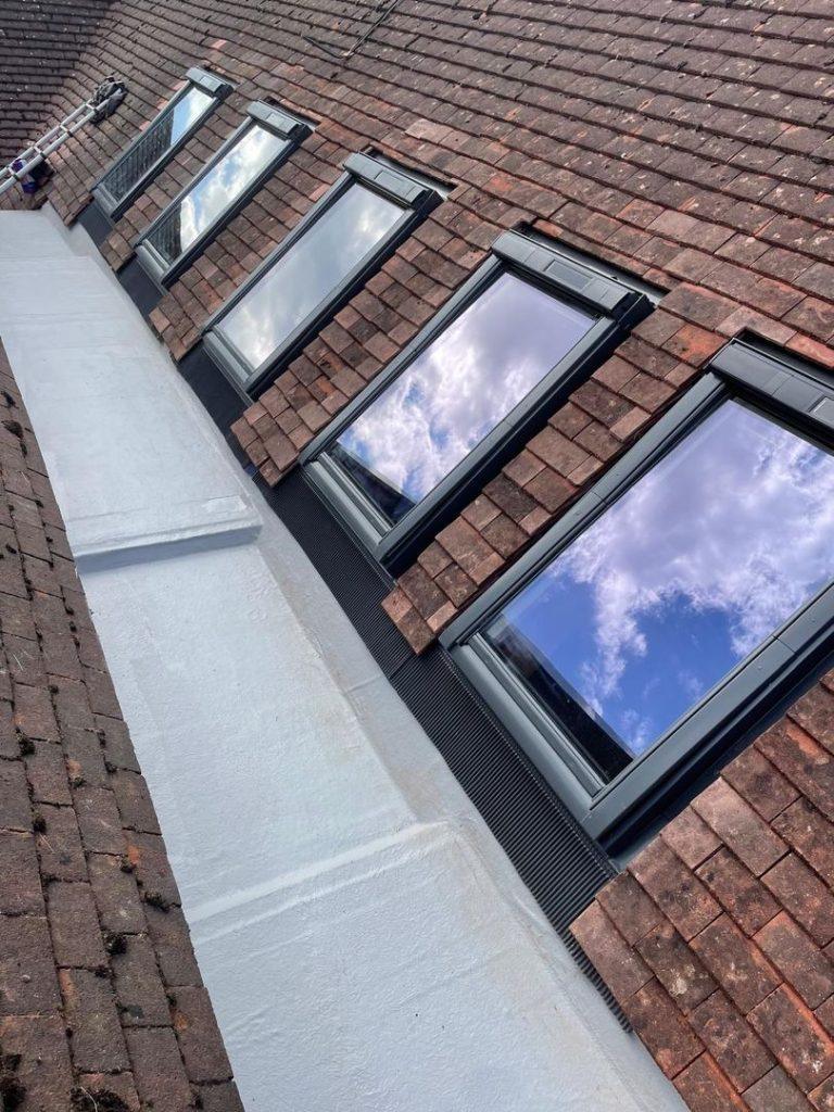 skylights in a row
