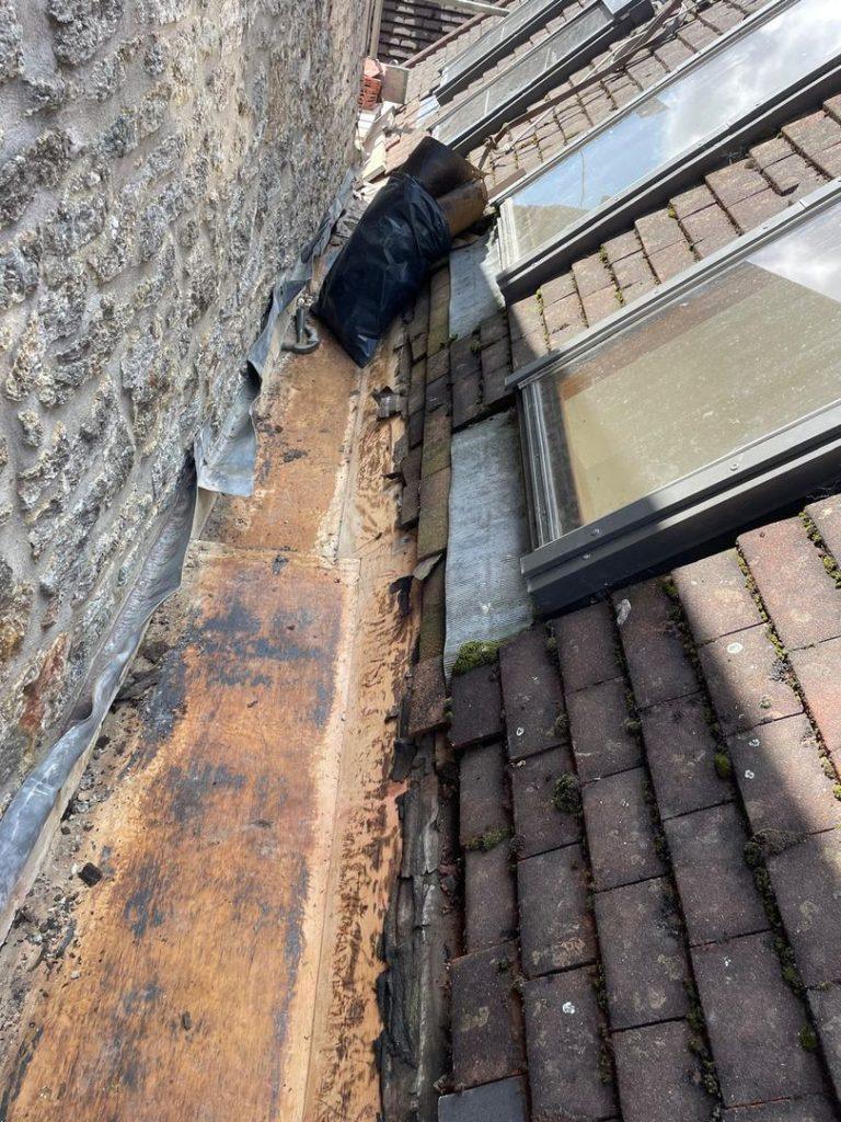 rotting roof repair