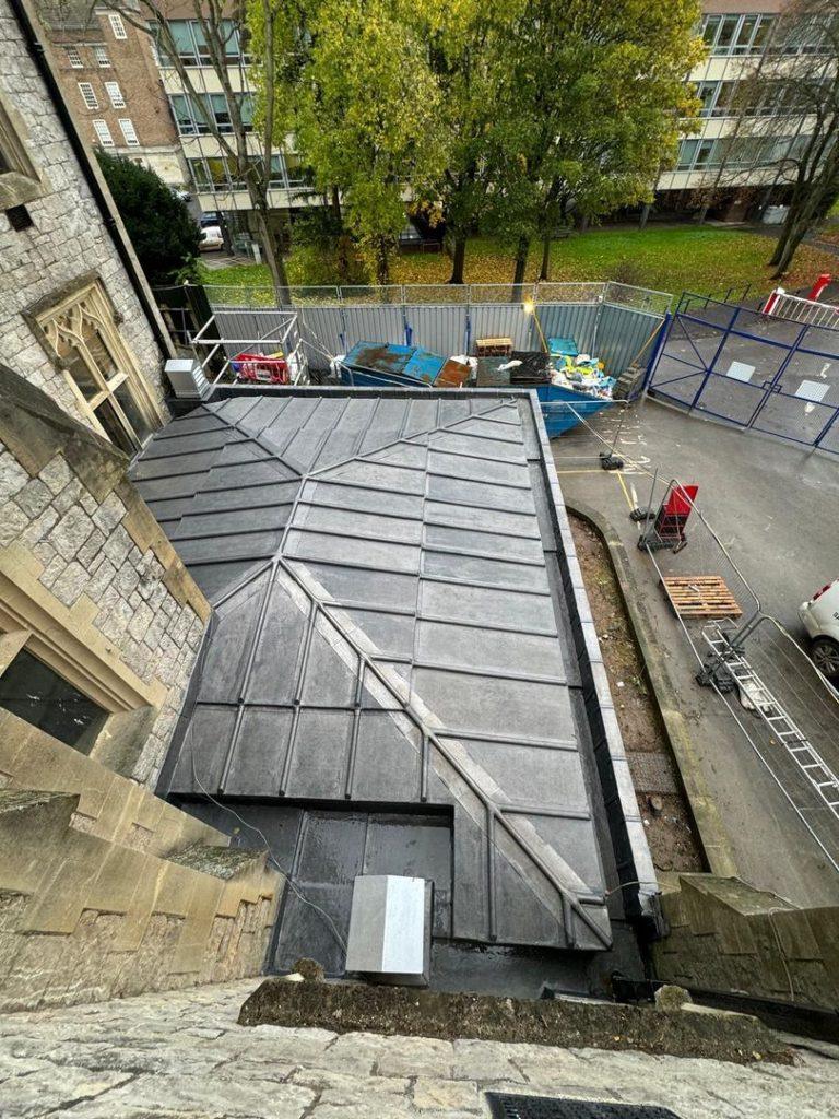 centre lead roof