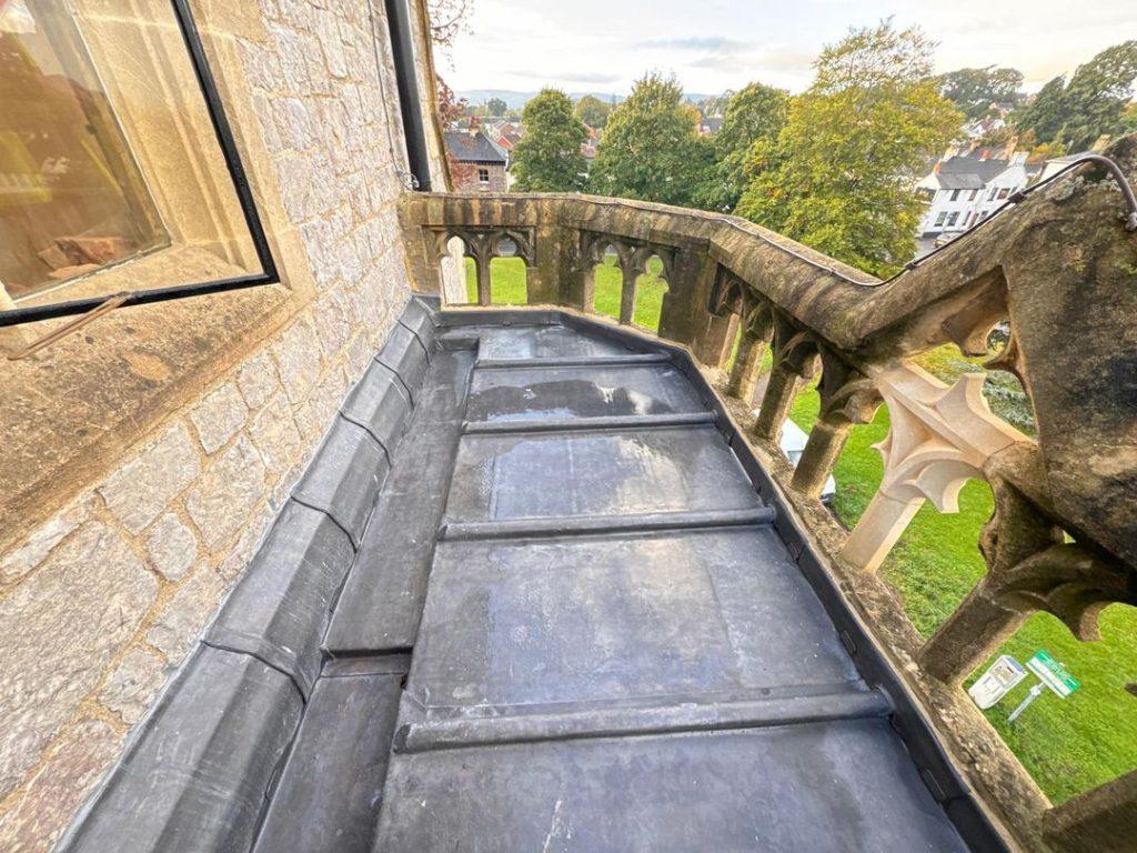 church flat roof